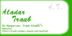 aladar traub business card